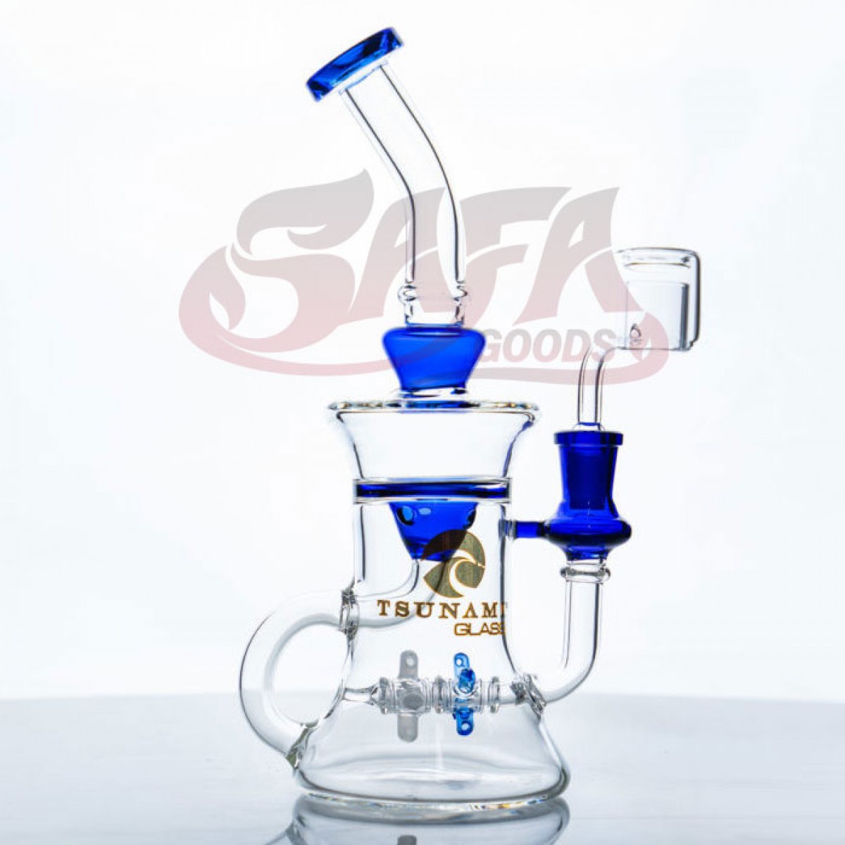 Tsunami 9" Propeller Recycler Concentrate Rig Waterpipe